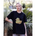 Coocoomos ICONIC DUCK BY ETTOJA T-SHIRT BLACK Coocoomos ICONIC DUCK BY ETTOJA T-SHIRT BLACK