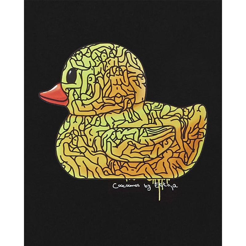 Coocoomos ICONIC DUCK BY ETTOJA T-SHIRT BLACK Coocoomos ICONIC DUCK BY ETTOJA T-SHIRT BLACK